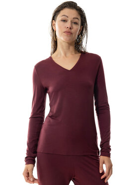 Mey Mey T-Shirt 17338 Bordowy Regular Fit