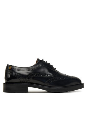 Tommy Hilfiger Tommy Hilfiger Oxford Schuhe Brogue FW0FW08818 Schwarz