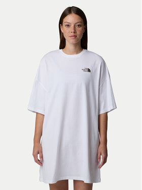 The North Face The North Face Ежедневна рокля Simple Dome NF0A87NF Бял Relaxed Fit