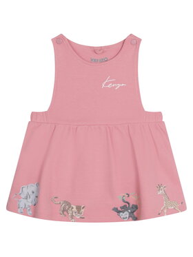 Kenzo Kids Kenzo Sukienka elegancka K92035/48R Różowy Oversize