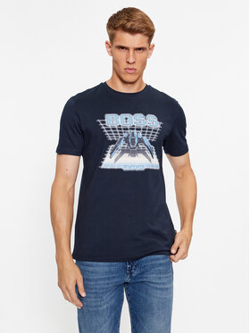 Boss Boss T-Shirt Teenter 50503551 Granatowy Regular Fit
