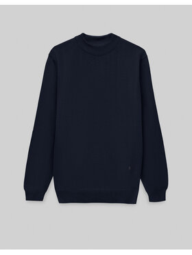 Borgio Borgio Sweter grottole_g Granatowy Comfort Fit
