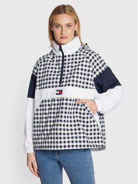 Tommy Jeans Tommy Jeans Anorak stiliaus striukė DW0DW13756 Tamsiai mėlyna Relaxed Fit