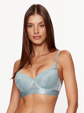 Hunkemöller Hunkemöller Nedrček s kostjo Luna 202672 Modra