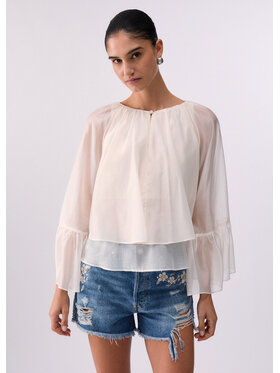 Liu Jo Liu Jo Blusa WA6400T435A10605 Bianco Regular Fit