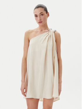 Eleh Eleh Rochie cocktail ESS250050 Écru Regular Fit