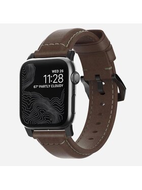 Nomad Nomad Wymienny pasek do zegarka Apple Watch TRADITION BAND Brązowy