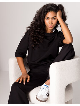 Fraternity Fraternity Bluza BELLA Czarny Oversize