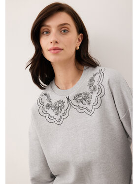 BIZUU BIZUU Mikina COLLIER Šedá Standard Fit