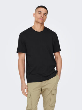 Only & Sons Only & Sons T-Shirt 22025208 Czarny Regular Fit