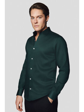 Lancerto Lancerto Koszula Koszula Zielona Bawełniana Simone KO073224000079 Zielony Slim Fit