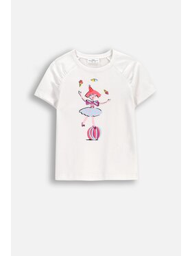Coccodrillo Coccodrillo T-Shirt WC6143204QGK-001 Biały Regular Fit