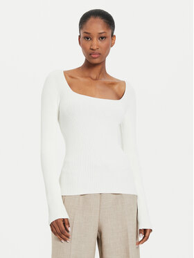 Kontatto Kontatto Maglione 3M0130 Écru Slim Fit