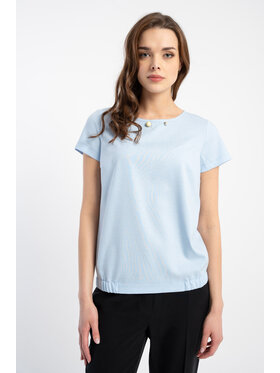 CLICK CLICK Bluzka 10-6858 Niebieski Regular Fit