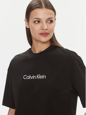 Calvin Klein T-shirt Hero Logo Oversized T Shirt K20K206778 Crna Oversize