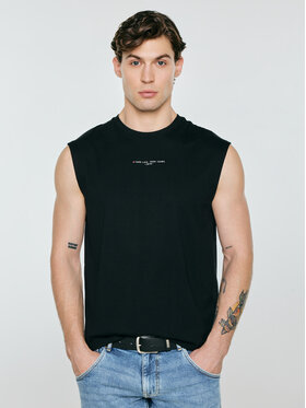BIG STAR BIG STAR Tank top IRRER Czarny Comfort Fit