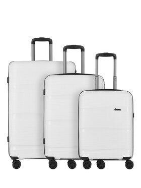 D&N D&N Komplet walizek 294470 Biały