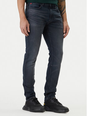 HUGO HUGO Jeansy 50556055 Tmavomodrá Extra Slim Fit