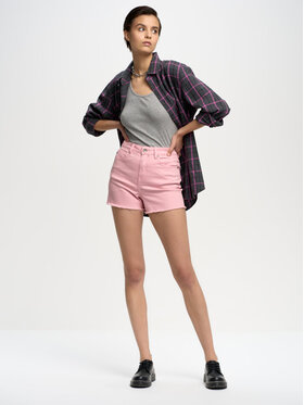 BIG STAR BIG STAR Szorty jeansowe alice_shorts_869 Różowy Basic Fit