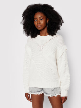 IRO IRO Sweter Acia AP241 Beżowy Relaxed Fit