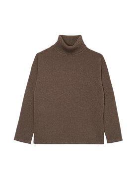 B SIDES B SIDES Golf MERINO Beżowy Regular Fit