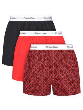 Calvin Klein Underwear Calvin Klein Underwear Комплект 3 чифта боксерки LV00NB4267 Червен