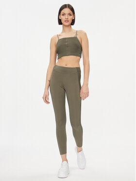 Reebok Top Yoga Performance IM4045 Zelena Fitted Fit