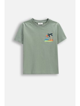 Coccodrillo Coccodrillo T-Shirt WC6143204TBK-011 Zielony Regular Fit