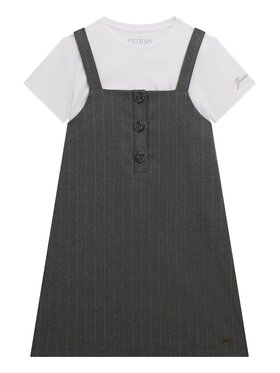 Guess Kids Guess Kids Každodenní šaty 178657 Šedá Classic Fit