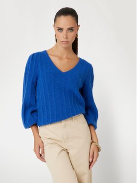 Guess Guess Sweter 169465 Niebieski Classic Fit