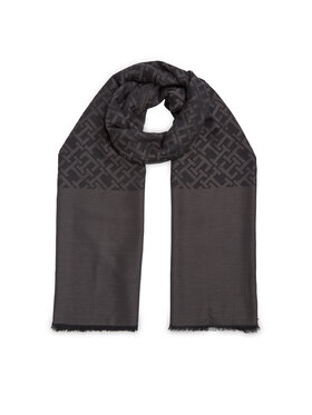 Tommy Hilfiger Tommy Hilfiger Schal Monogram Micromodal Scarf AW0AW15622 Schwarz