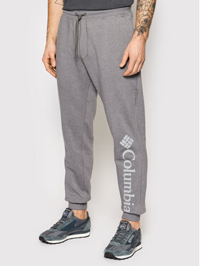 Columbia Columbia Spodnie dresowe Csc Logo 1911601 Szary Regular Fit