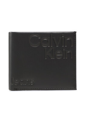 Calvin Klein Jeans Calvin Klein Jeans Portefeuille homme grand format Monogram Soft Bifold W/Coin Aop K50K509876 Noir