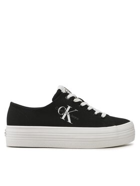 Calvin Klein Jeans Calvin Klein Jeans Πάνινα παπούτσια Vulc Flatform Essential Mono YW0YW01030 Μαύρο