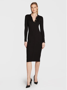 Liu Jo Liu Jo Φόρεμα υφασμάτινο WF2282 MS49I Μαύρο Slim Fit
