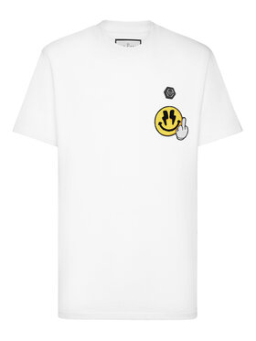 PHILIPP PLEIN PHILIPP PLEIN T-shirt 21085 Bianco Regular Fit