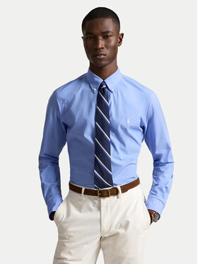 Polo Ralph Lauren Polo Ralph Lauren Риза 710929349501 Светлосин Custom Fit