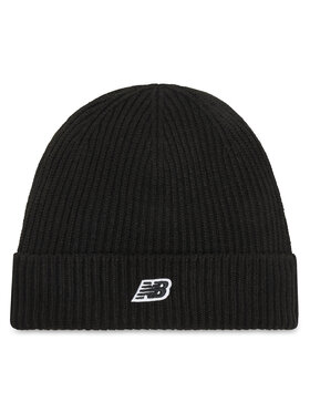 New Balance New Balance Шапка Winter Watchman Beanie Patch V3.0 LAH53008BK Черен