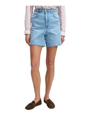 Lee Lee Szorty jeansowe Stella Short Niebieski Relaxed Fit