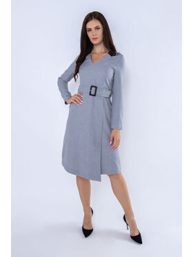 QUIOSQUE QUIOSQUE Sukienka codzienna ASTA DRESS Szary Regular Fit