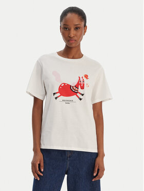 Weekend Max Mara Weekend Max Mara T-Shirt West 2615971041 Weiß Regular Fit