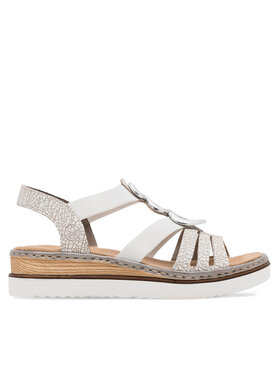 Rieker Rieker Sandalen 679L4-80 Weiß