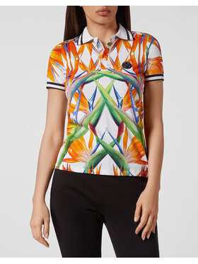 Plein Sport Plein Sport Polo 2903 Biały Regular Fit