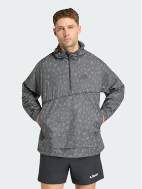 adidas adidas Wiatrówka 163160 Szary Loose Fit