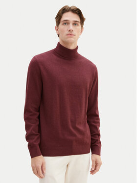 Tom Tailor Tom Tailor Golf 1038202 Bordowy Regular Fit