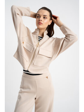 CLICK CLICK Μπουφάν μεταβατικό 71-0092 Μπεζ Regular Fit