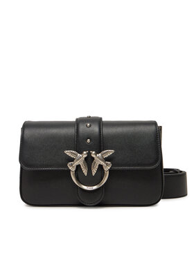 PINKO PINKO Borsetta Love One Mini Slouchy Fl PE 25 PLTT 104340 A0QO Nero
