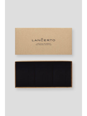 Lancerto Lancerto Zestaw 3 par wysokich skarpet męskich ZE073124000007 Czarny