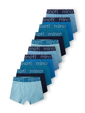 MINOTI MINOTI Komplet 10 par bokserek 19brief18 Niebieski