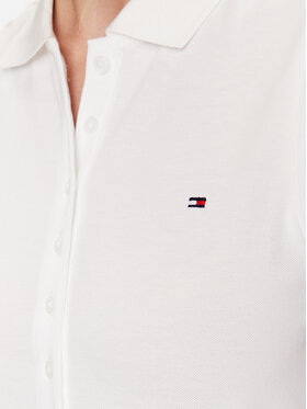 Tommy Hilfiger Polo WW0WW37819 Bijela Slim Fit